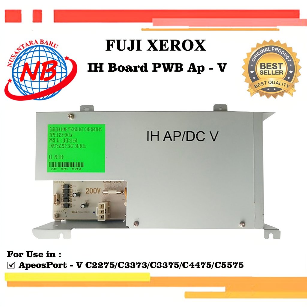 Board PWB IH For Fuji Xerox AP-VC2275 / C2276 / C3373 / C3374 / C3375 / C3376 / C4475 / C4476 / C557