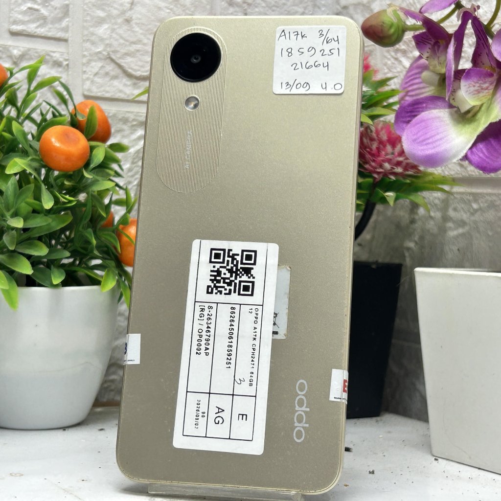 OPPO A17k 3/64GB Bekas Second Original