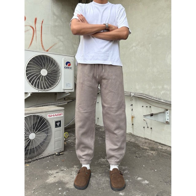 Musinsa Standard Jogger Sweatpants Khaki Vintage