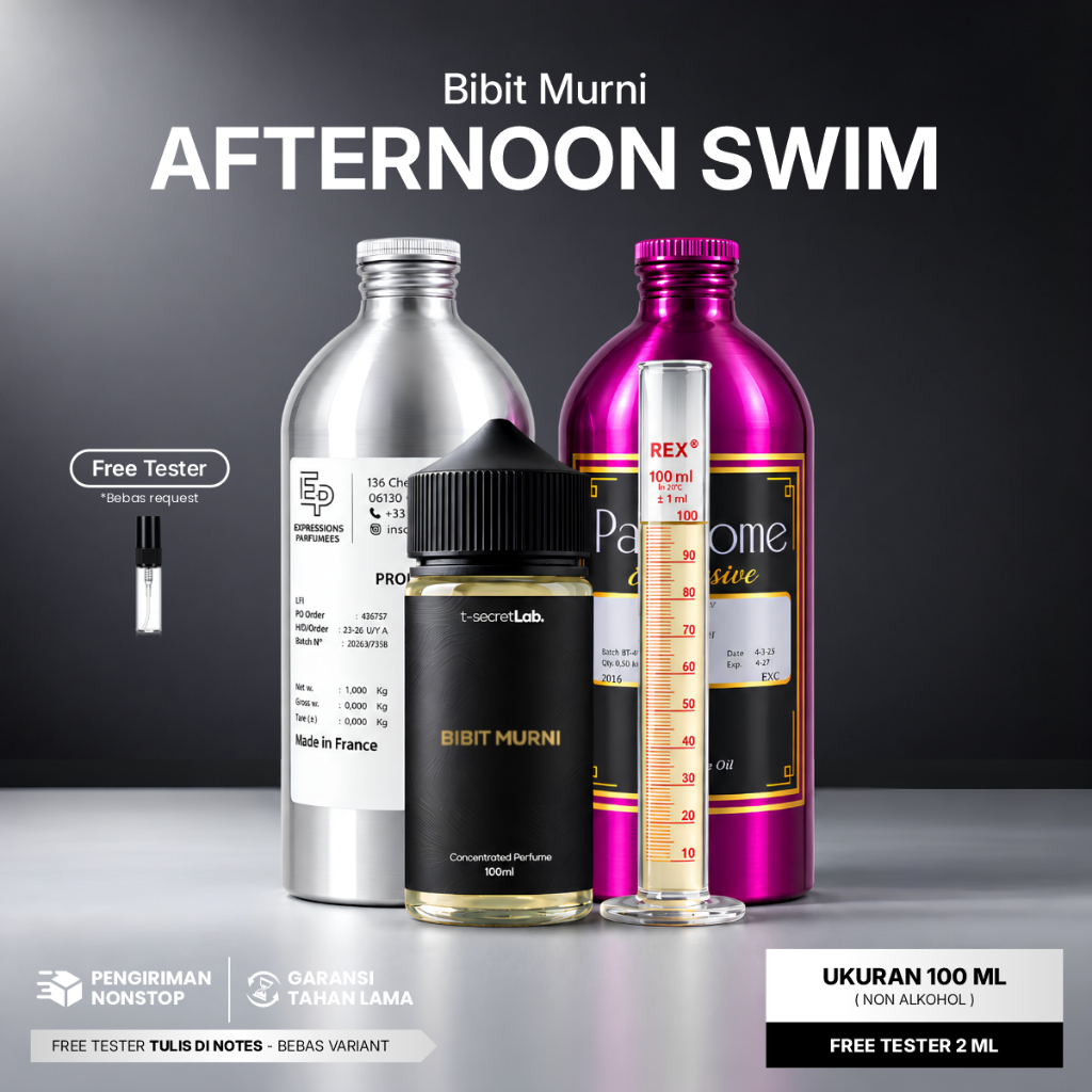 ELV AFTERNOON SWIM - Bibit Parfum Murni Wangi Tahan Lama - Non Alkohol