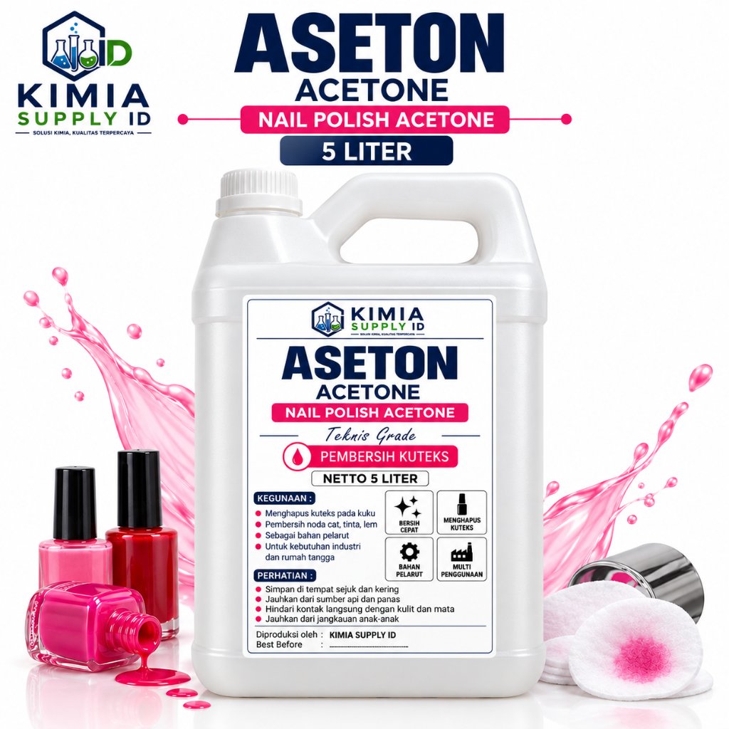 Asetone Acetone  Nail Polish Acetone 5 Liter