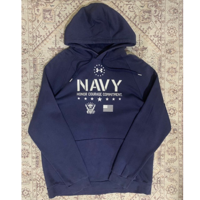 UNDER ARMOUR US NAVY HOODIE JACKET