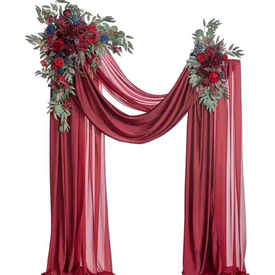 selendang untuk backdrop background dekorasi pesta