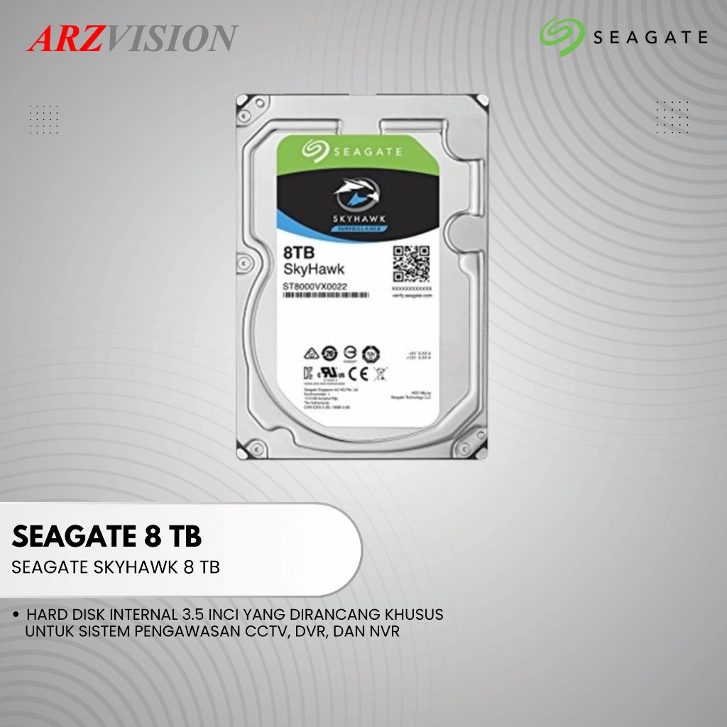 HARDISK | SEAGATE SKYHAWK 8 TB