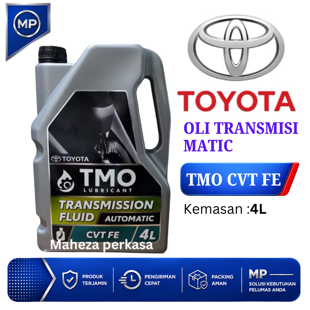 Tmo CVT FE Oli Matic CVT Toyota Original ATF CVT Oli Mobil Matic Toyota Type CVT4 Liter