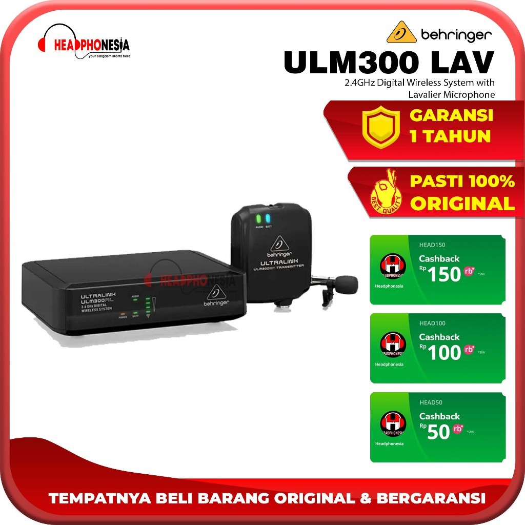 Behringer ULM300LAV Wireless Lavalier Microphone System