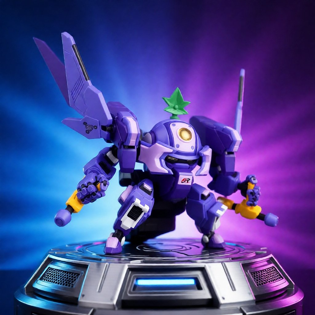 Model kit Yilichuangwan Fruity Robo Combiner Turbo Grape FR-06 Plamo