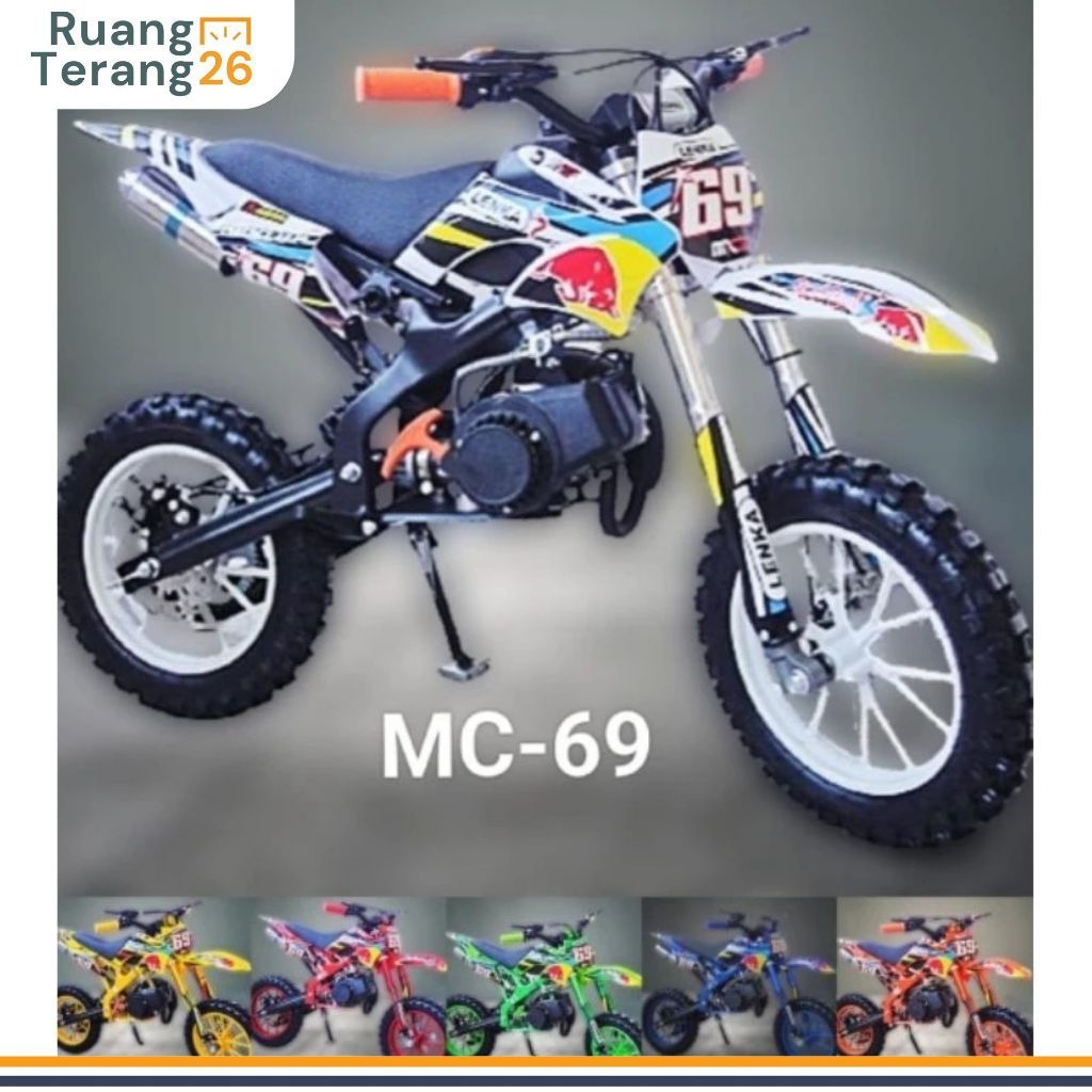 Motor Trail Mini LENKA MC 69 PC MOTO 01 50cc Motor Trail Anak Mini Offroad