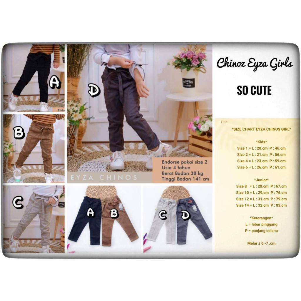 Chinos Eyza Girls
