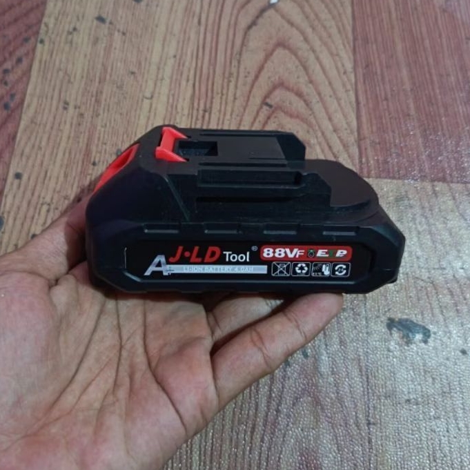 baterai mesin bor impact JLD TOOL 88VF 5CELL, unit original JLD A+ 88V, socket LXT universal