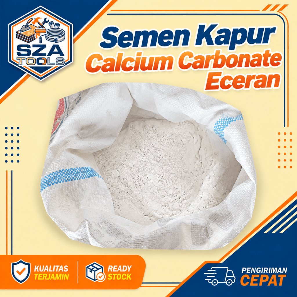 [PER 1 KG] Semen Kapur Kalsium Karbonat Eceran Ecer Bubuk Putih - Calcium Carbonate CACO3