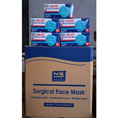 Masker Cantol / Masker Earloop 3Ply  N3 - 1 karton isi 40 Box