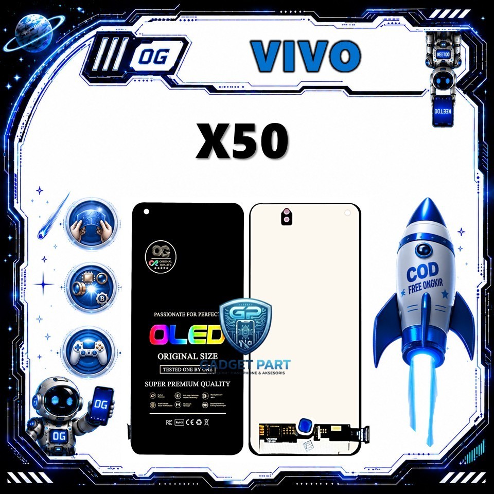 LCD TOUCHSCREEN VIVO X50 ORIGINAL