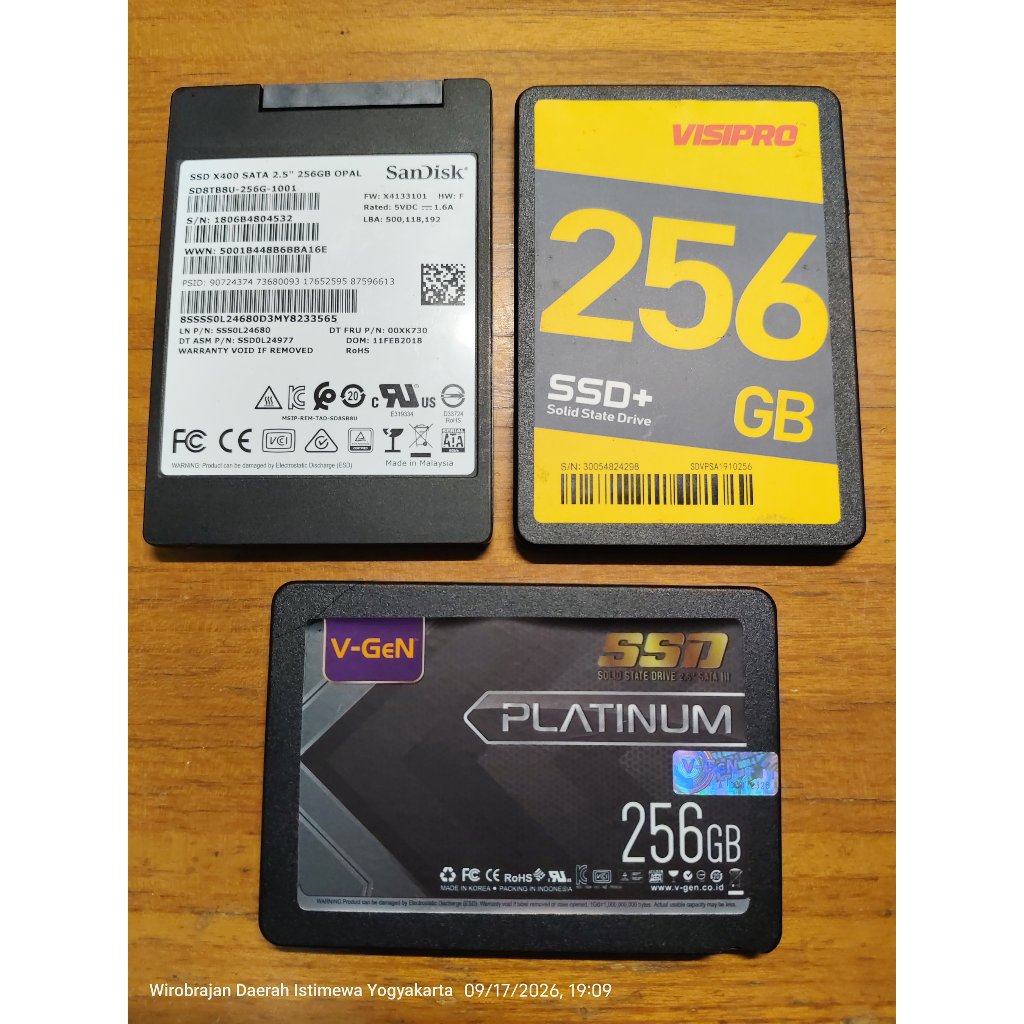 SSD 2.5" SATA 256GB VGEN Visipro SanDisk