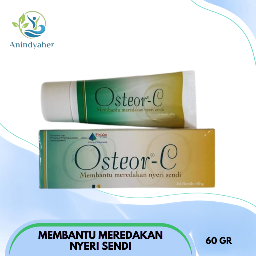 OSTEOR C Cream Meredakan Nyeri Sendi Glucosamine Chondroitin 60g Tube