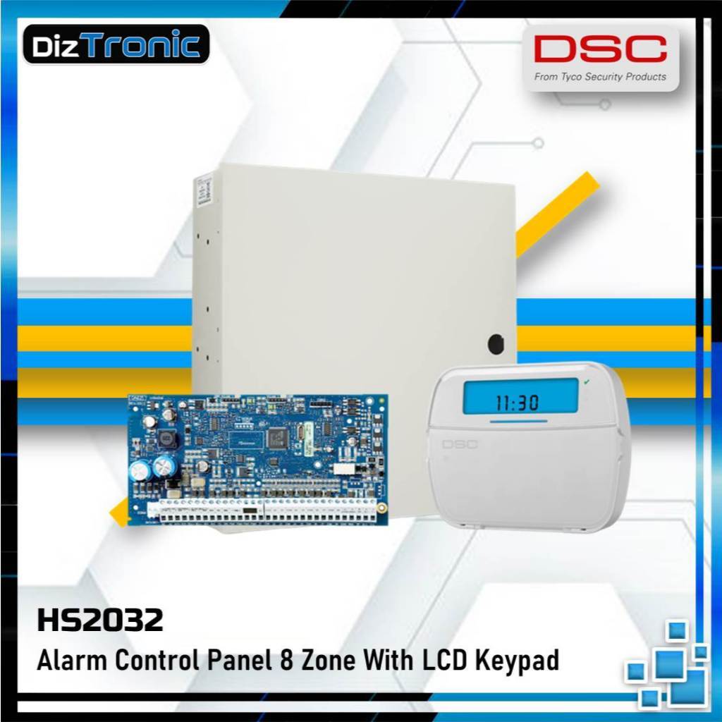 Control Panel Alarm 8 Zone DSC Neo HS2032 with LCD Keypad