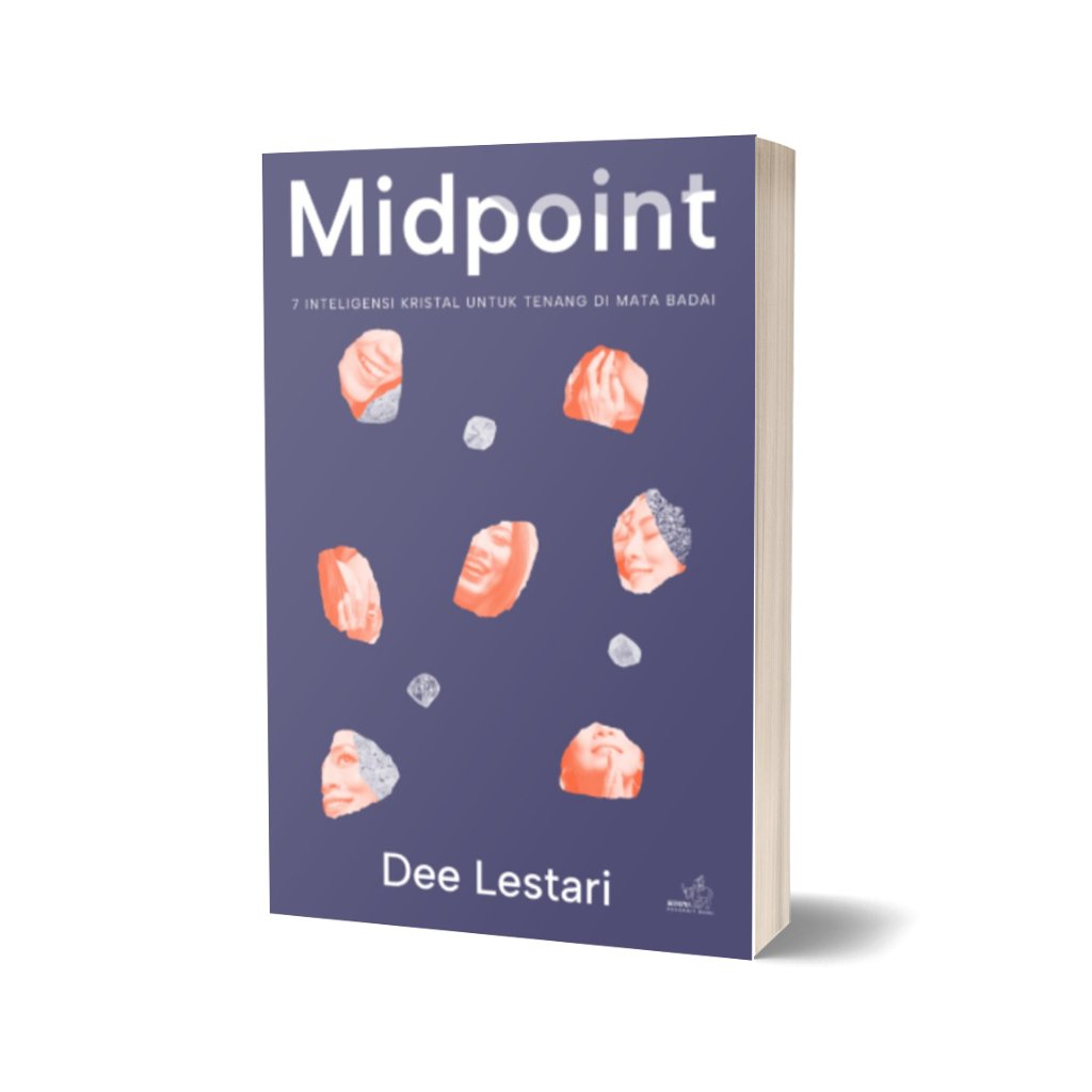 Buku Midpoint by Dee Lestari Paket Spesial Buku Bertanda Tangan dengan Gantungan Kunci