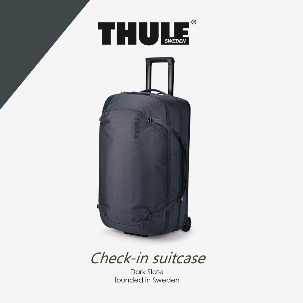 THULE Subterra 2 Check-in Suitcase Wheeled Duffel 70cm Dark Slate Original - Koper Tas Travel Premiu