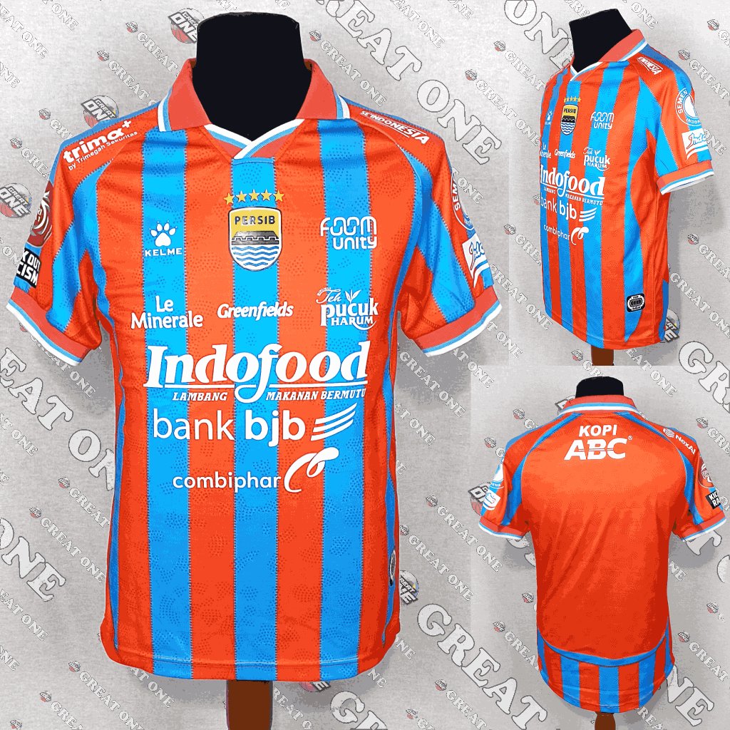 Baju Kaos Jersey Persib Bandung GO 2026 2027 Third Bintang 5 Sepak Bola Futsal