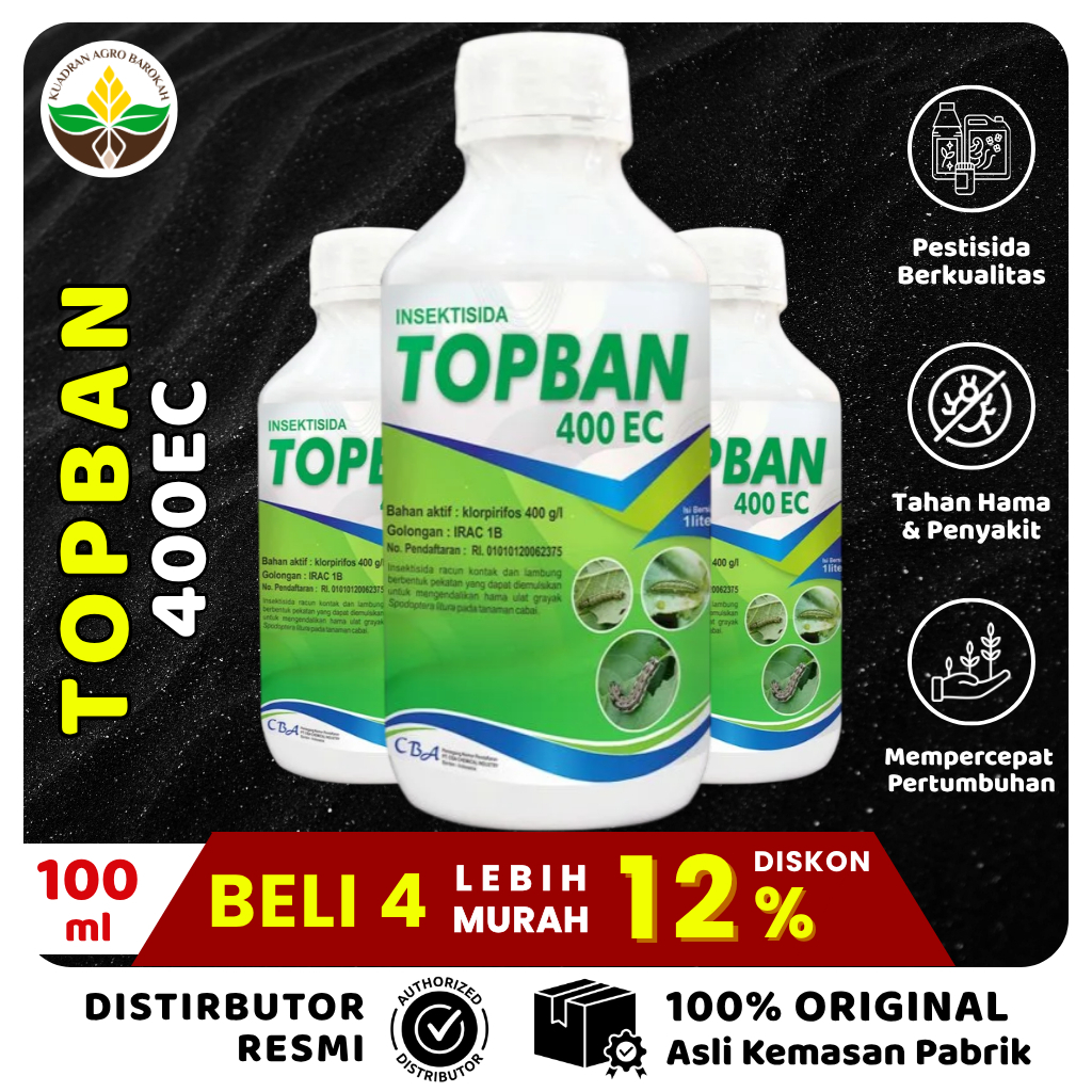 Insektisida TOPBAN 400 EC 100 ml CBA