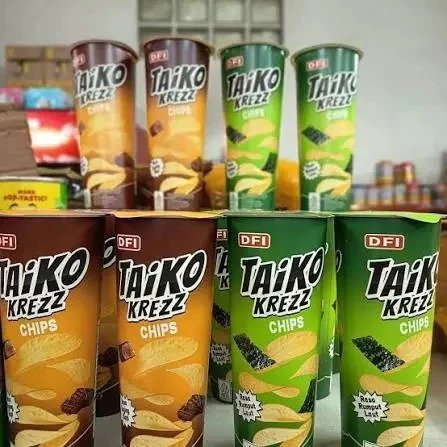 TAIKO CHIP ISI 5 CUP TABUNG Promo murah grosir