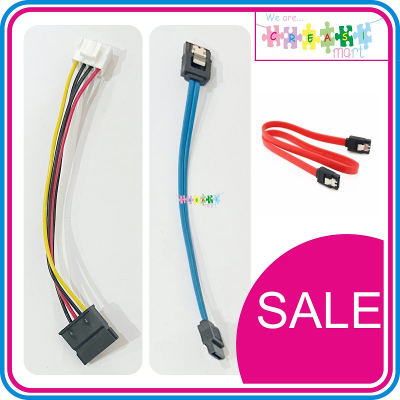 [SALE] Kabel SATA HDD EKONOMIS & Kabel Power 4pin HDD SATA