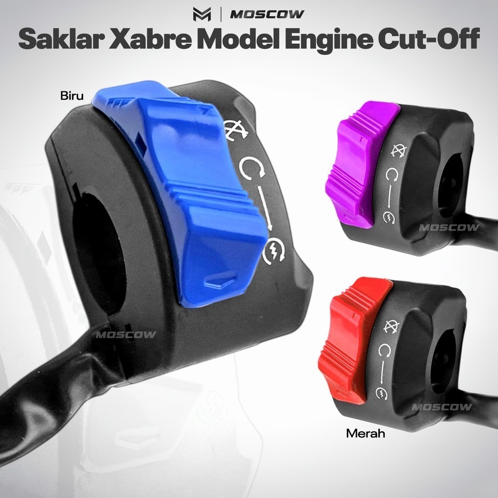Saklar Xabre Stang Motor Custom Japstyle W175 RX King Vixion Soket PNP Saklar Kanan Yamaha Xabre Tom