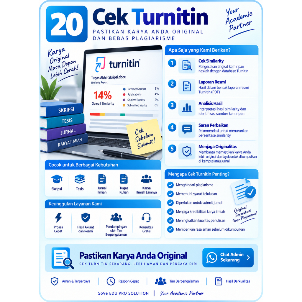 Jasa Cek Turnitin | Skripsi, Tesis & Jurnal