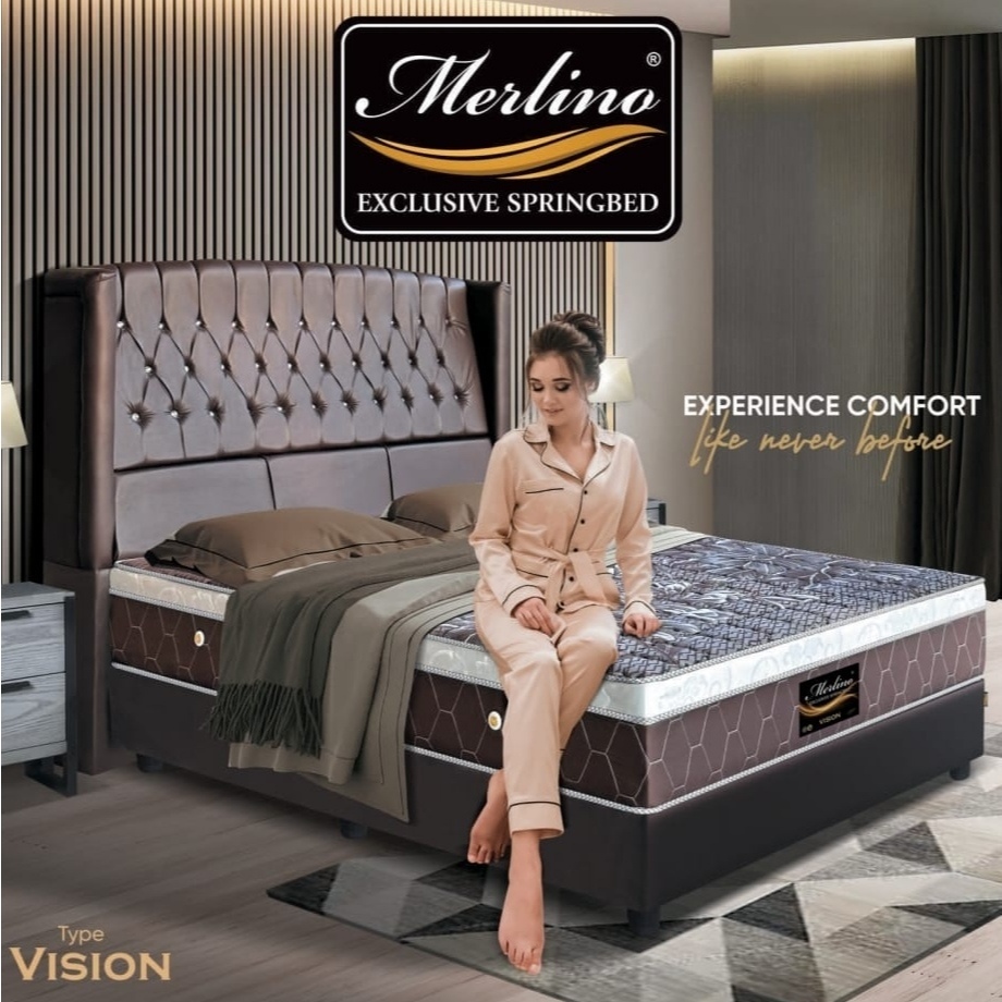 Springbed Merlino Vision 180x200 cm Bonell Spring Pillow Top