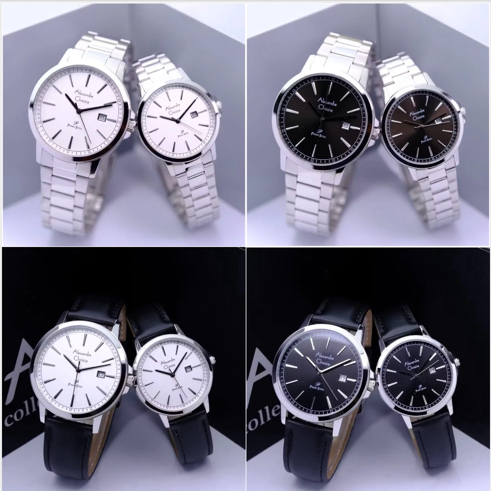 AC 1014 Jam Tangan Couple Alexandre Christie 1014 Original