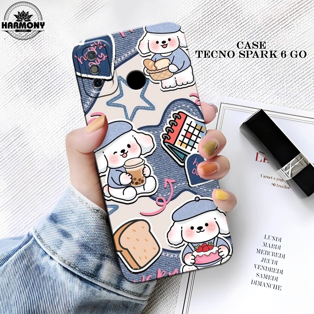 Case Tecno Spark 6 Go Terbaru- Fashion Case Lucu  - Softcase Tecno Spark 6 Go - Silikon Pro Camera -