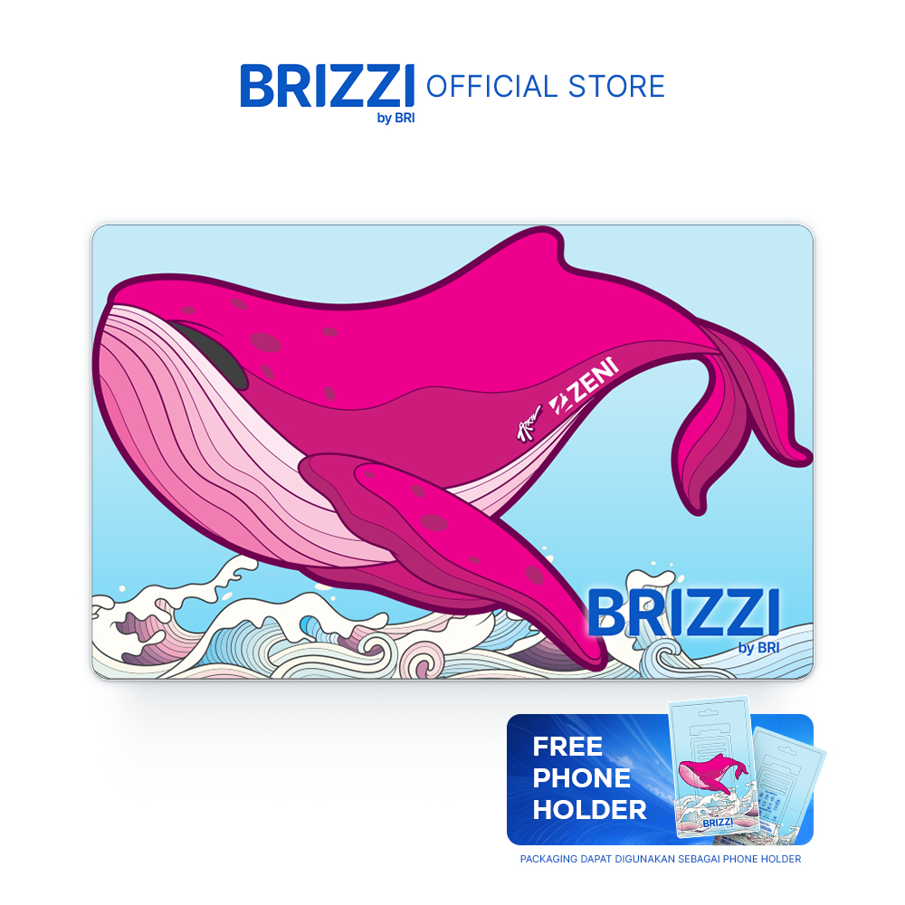 Kartu BRIZZI ARKIV Edisi Whale Landscape limited edition