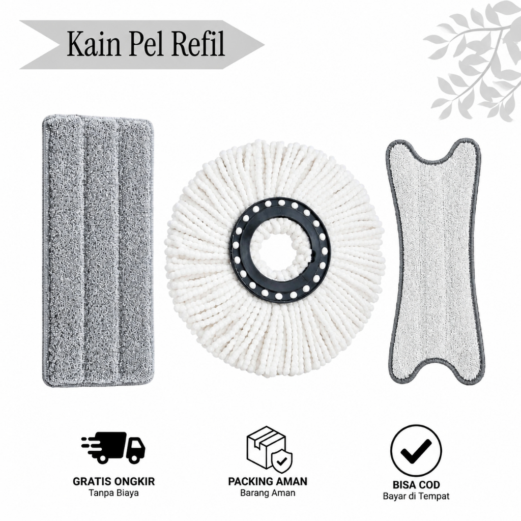 Kain Pel Lantai Kain Pel Lantai Refill Mop Pel Lantai