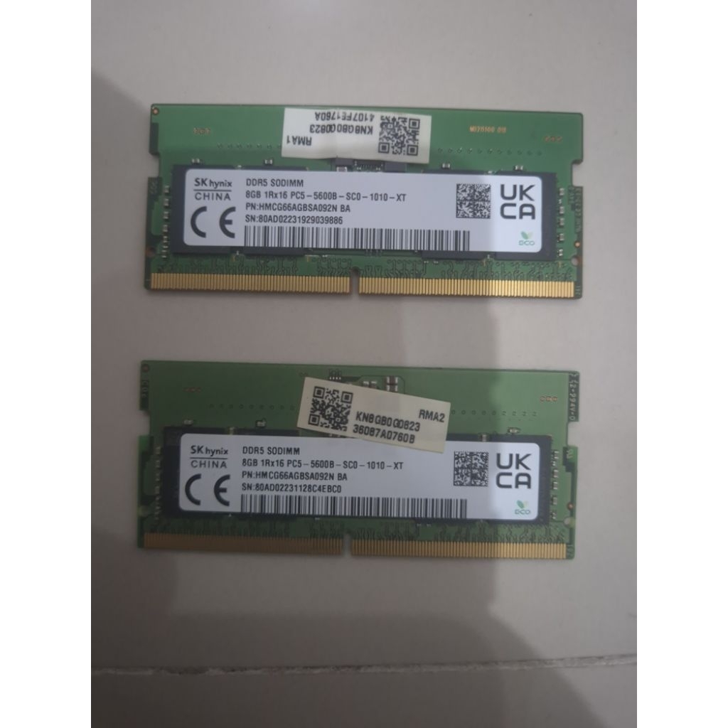RAM Laptop 8GB SK Hynix DDR5 5600MHz SODIMM