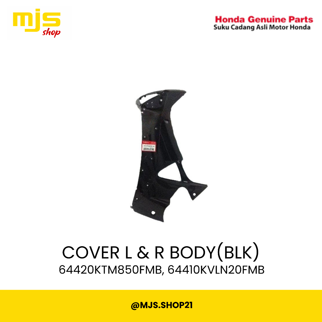 COVER L & R BODY(BLK) 64420KTM850FMB, 64410KVLN20FMB