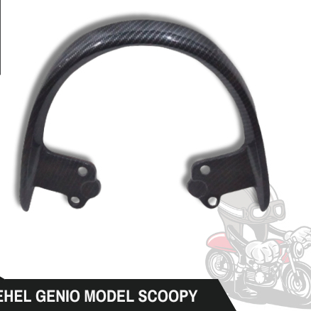 Behel Genio Behel Honda Genio Model Scoopy Full Carbon WTP Aluminium