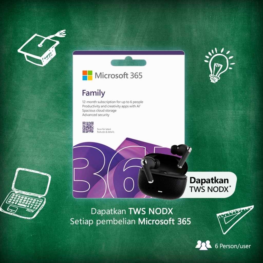 Microsoft 365 Family POSA Card