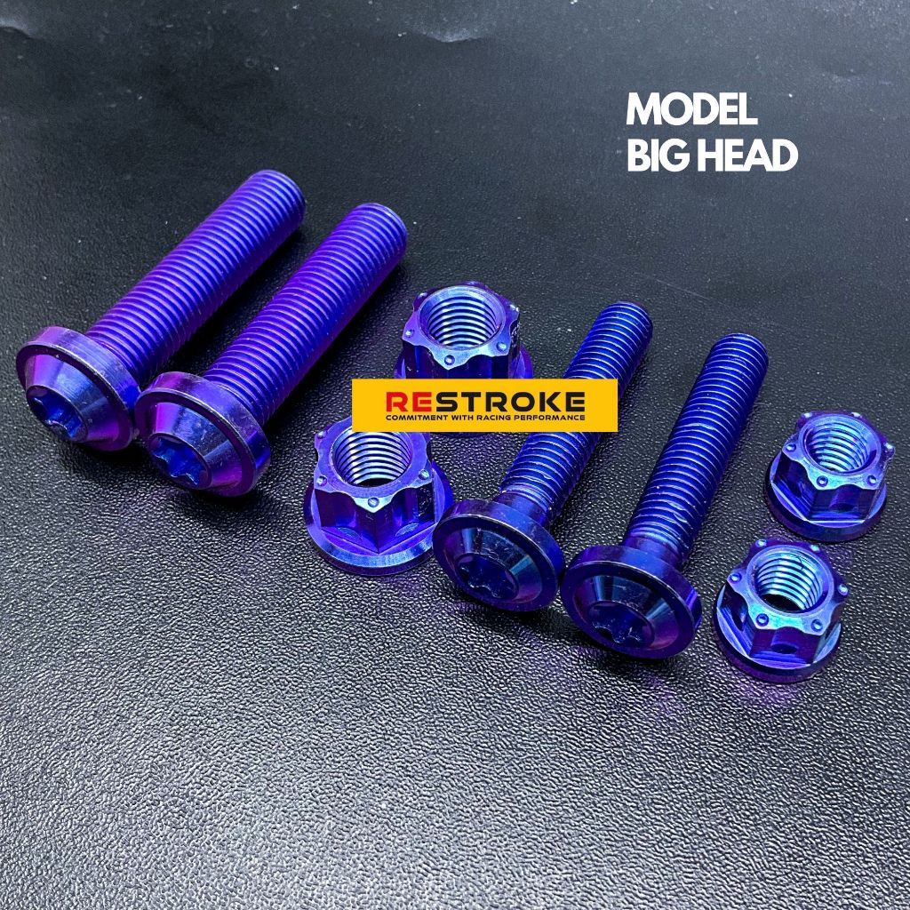 SET BAUT ENGINE MOUNTING MIO SPORTY SMILE SOUL FINO ORIGINAL TITANIUM GR5 VIETNAM