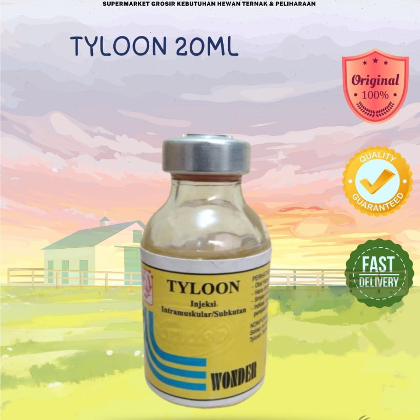TYLOON 20 ML - OBAT INJEKSI HEWAN