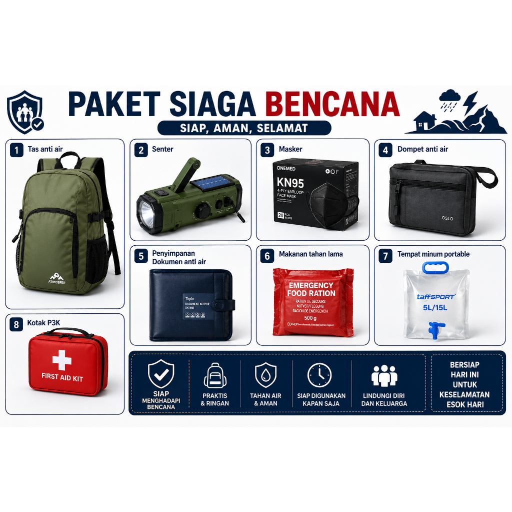 Paket Tas Siaga Bencana