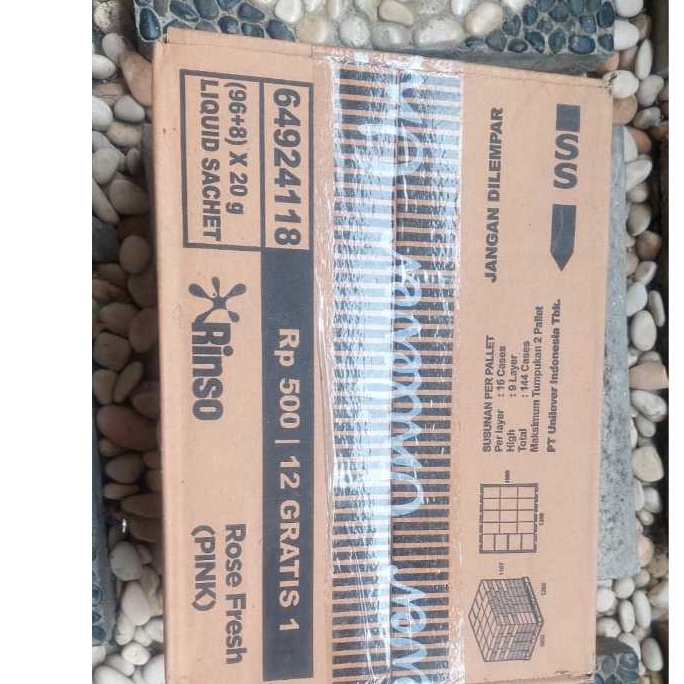 (NON PO) RINSO CAIR 104 SACHET / 1 DUS