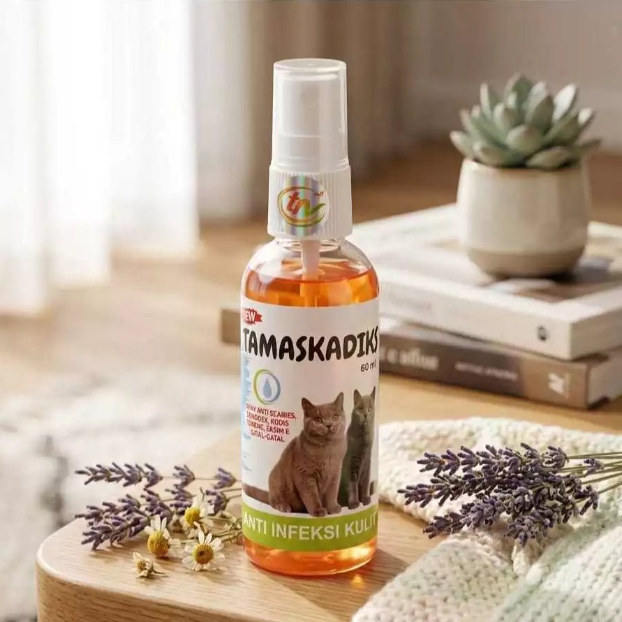 Obat Jamur Kucing Semprot - Obat Scabies Kucing TAMASKADIKS - Obat Koreng