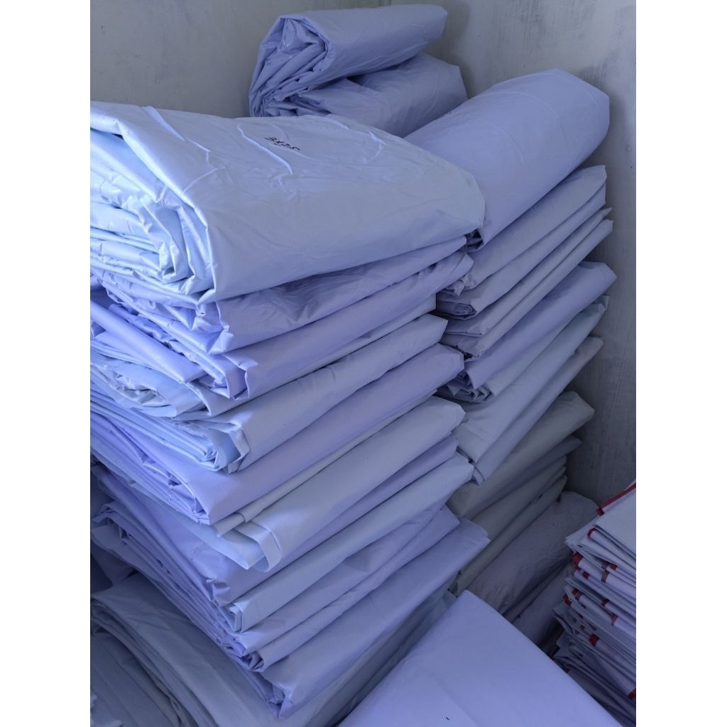 banner / baleho putih polos ukuran 3x3 meter