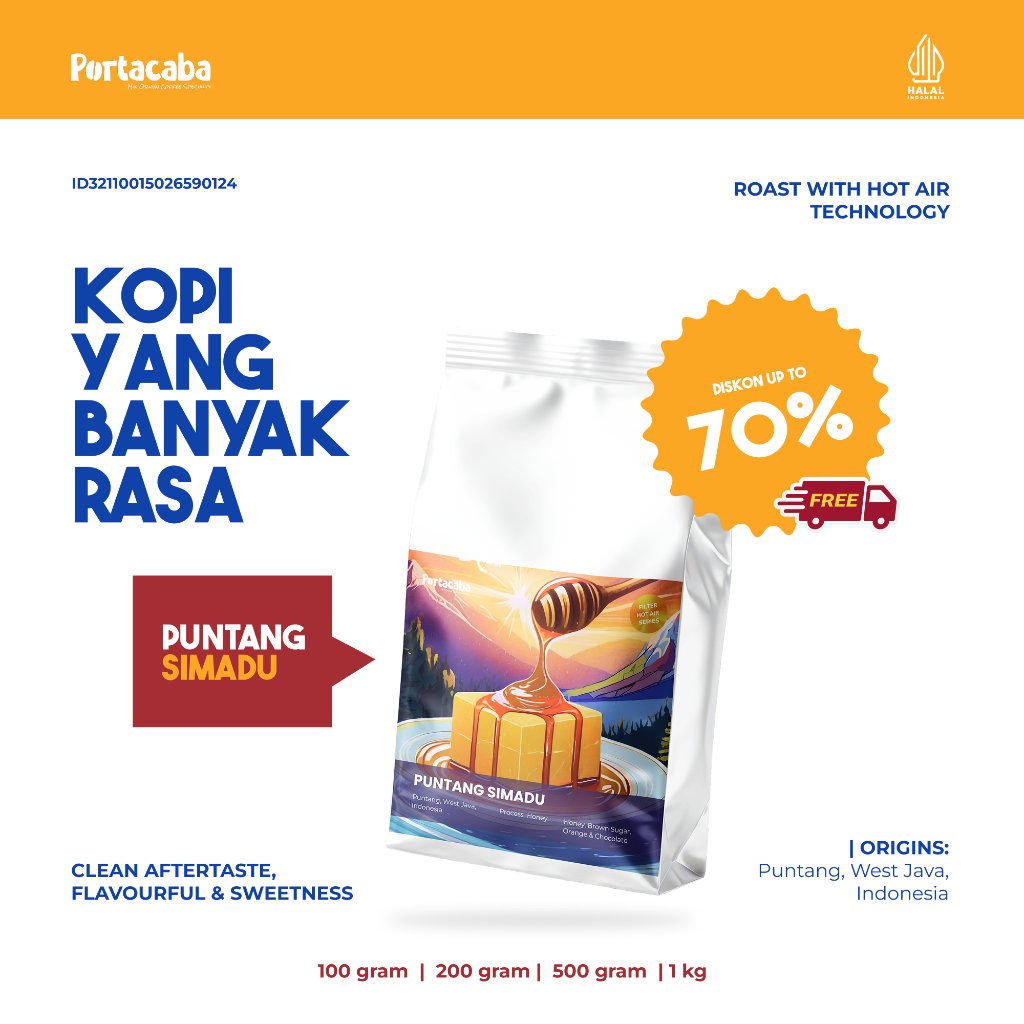 Biji Kopi Arabika Puntang Honey Simadu Kopi Arabika Puntang Honey 1kg