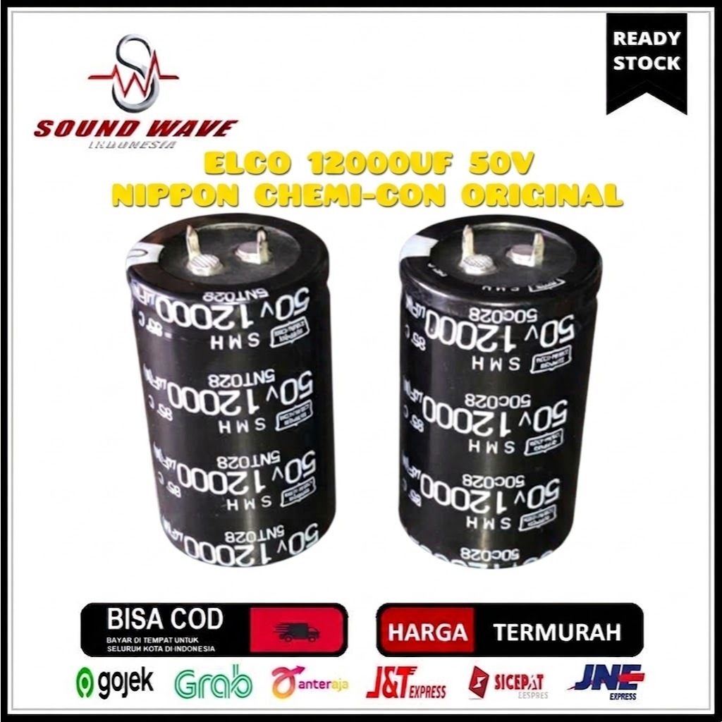 ELCO 12000UF 50V NIPPON CHEMICON ORIGINAL
