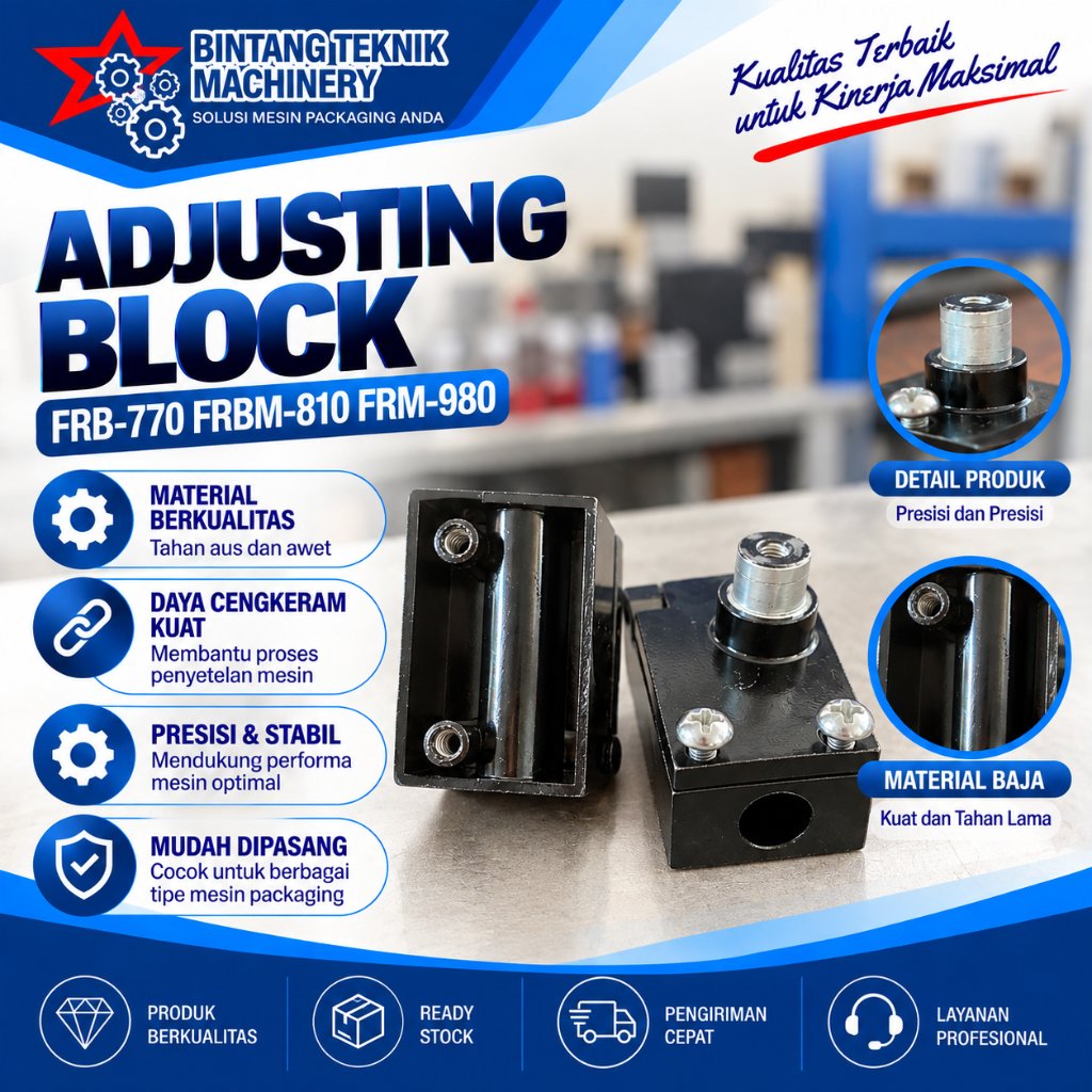 Adjusting Block Continuous Band Sealer FRB-770 Sparepart Band Sealer
