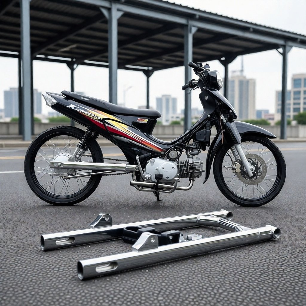 Swing arm Honda karisma tipe long /swing arm karisma model w175 ya/arm Supra x 125,,