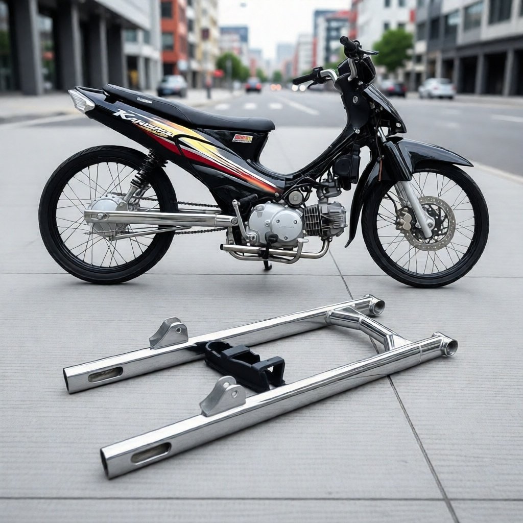 Swing arm Supra x125  tipe long /arm karisma long./
