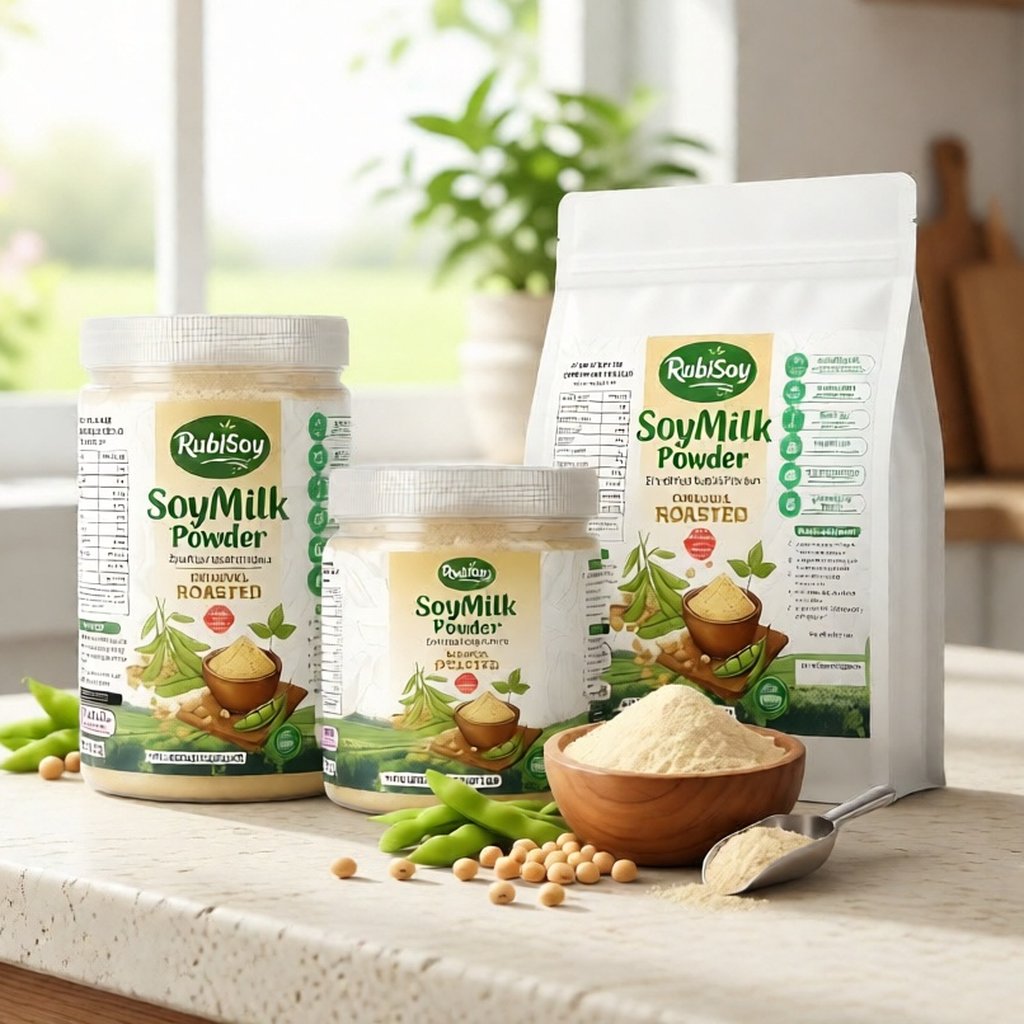 Rubisoy Susu Kedelai Bubuk Premium 1 Kg - Susu Soya Tinggi Protein 100% Murni Tanpa Campuran