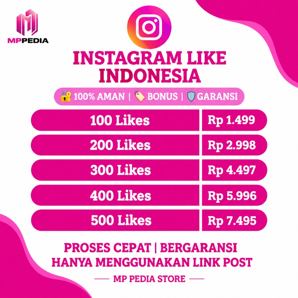 Likes Instagram Indonesia - Like IG Indo Murah  Permanen Proses Cepat Bergaransi Aman